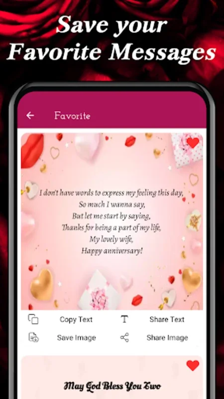 Happy Anniversary Wishes for Android - Express Love Easily