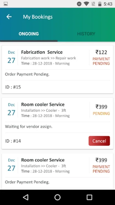 ServiceOnWheel for Android - Seamless Service Booking