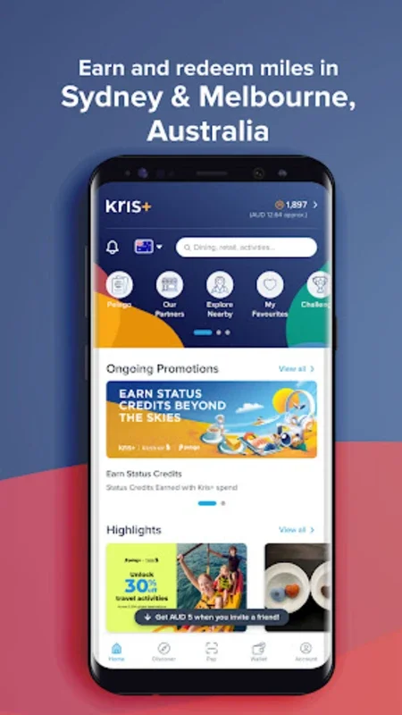 Kris+ for Android - Earn Miles on Shopping & Dining