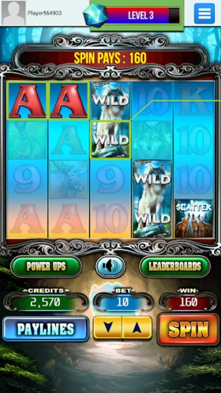 Wolf Chase Slots for Android - Immersive Casino Fun