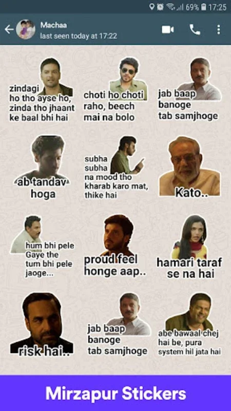 Bindaas: Hindi WASticker App for Android - Enhance Chats