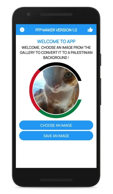 FPP MAKER for Android - Create Palestinian Profile Pics Easily