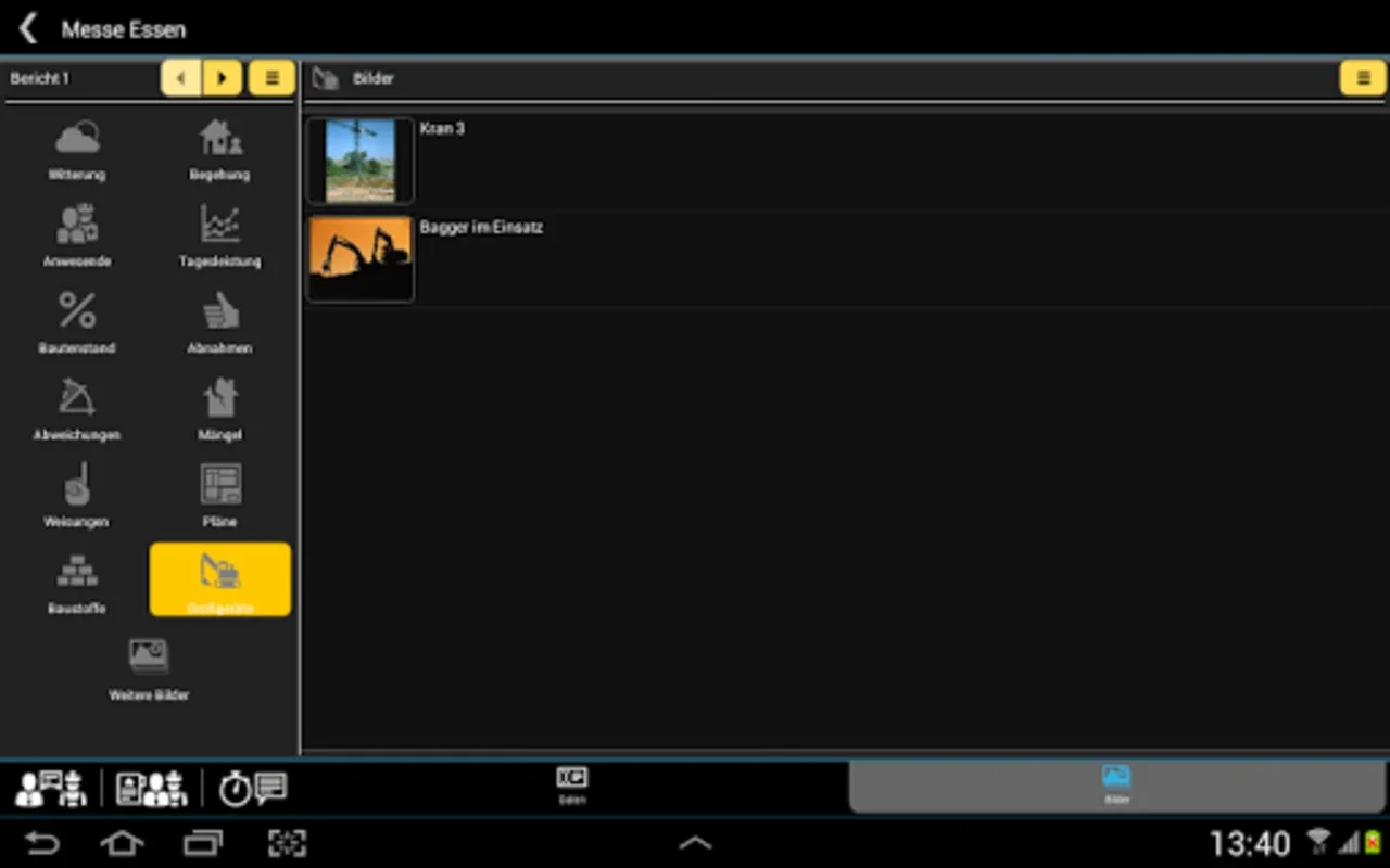 Bautagebuch for Android - Manage Construction Projects Easily
