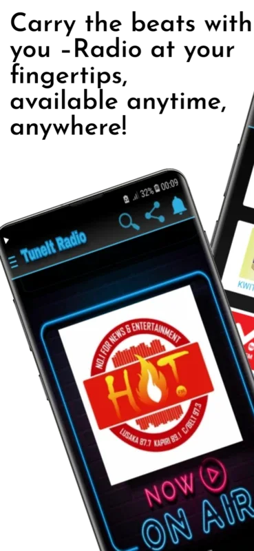 TuneIt Radio: Zambia for Android - Effortless Radio Streaming