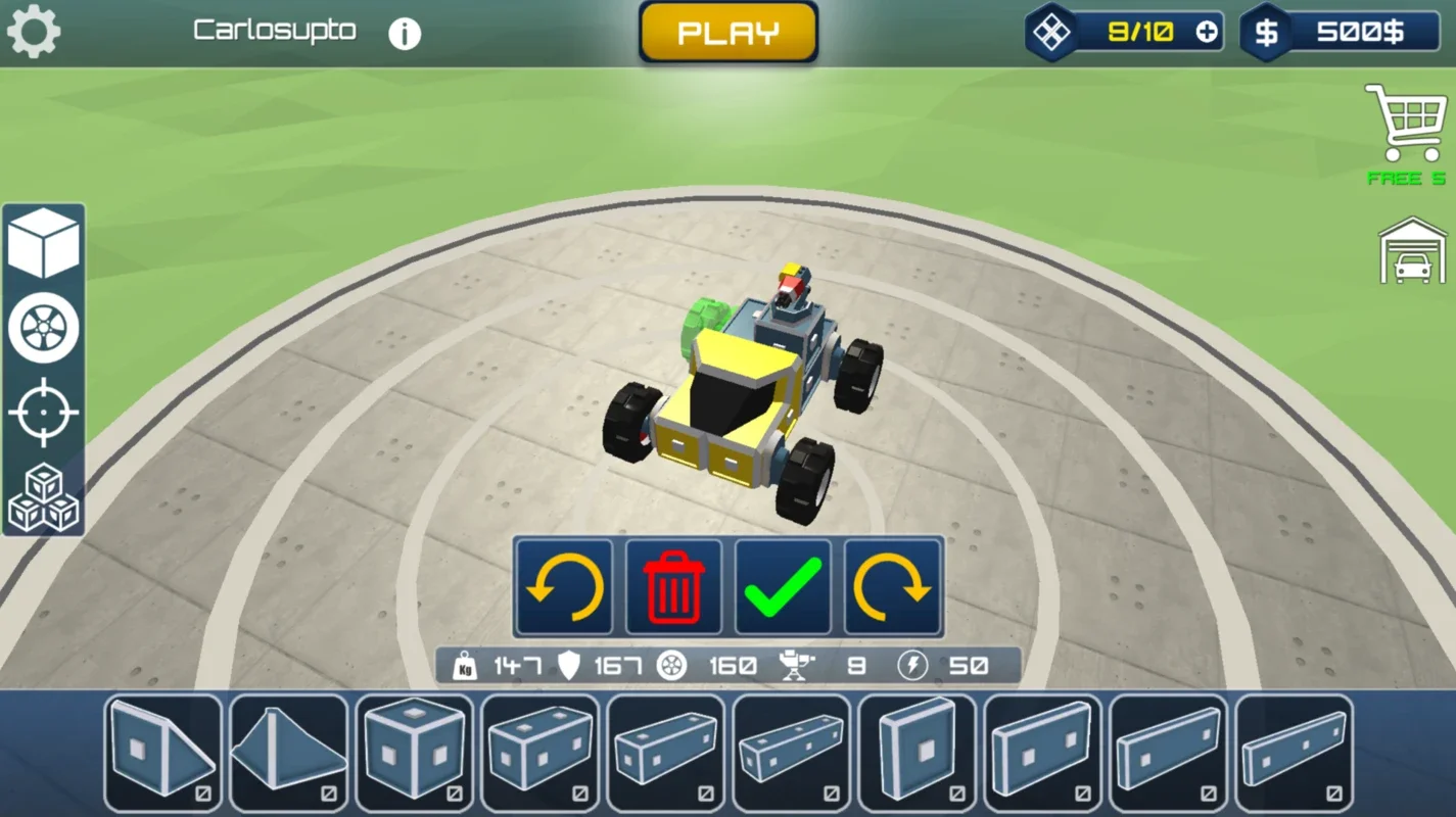 Block Tech Sandbox for Android - Robotic Car Battle Fun