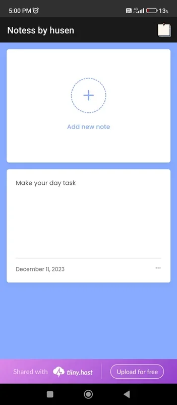 Notess by husen for Android - Organize Your Tasks