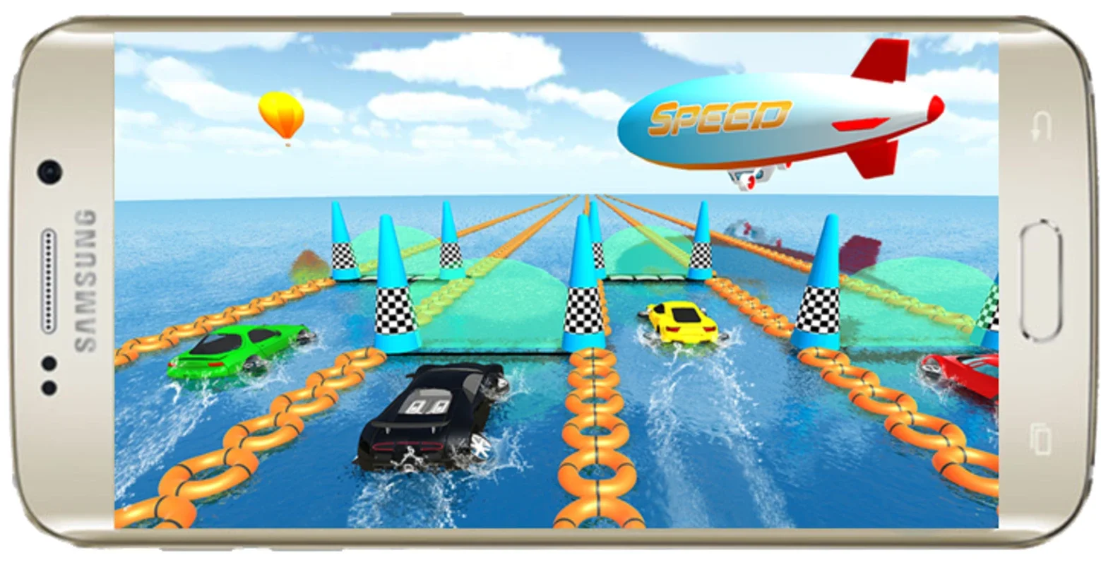 Water Floating Car Stunt (Hebrew) for Android: Thrilling Stunts