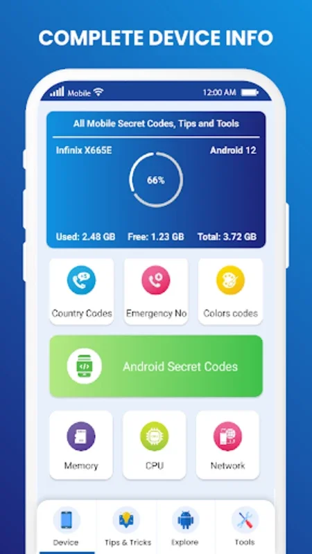 Mobile Secret Codes for Android - Download the APK from AppHuts