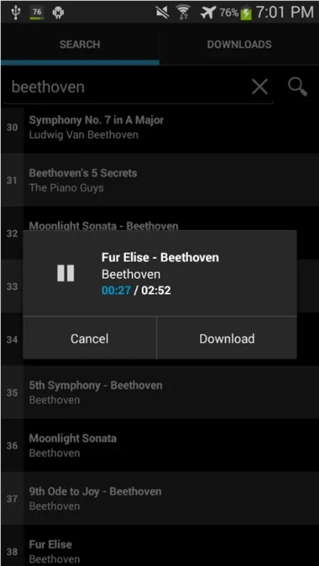 SuperCloud Song MP3 Downloader for Android - Get the APK from AppHuts