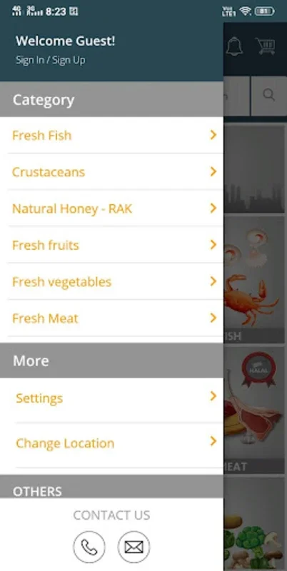 TAZJ | طازج for Android - Order Fresh Produce with Rapid Delivery