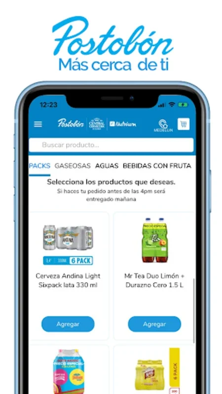 Pedidos Postobón for Android - Order Food & Drinks Easily