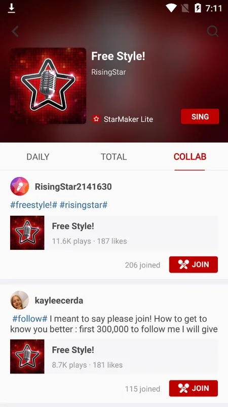 StarMaker Lite for Android - Sing and Share Your Music