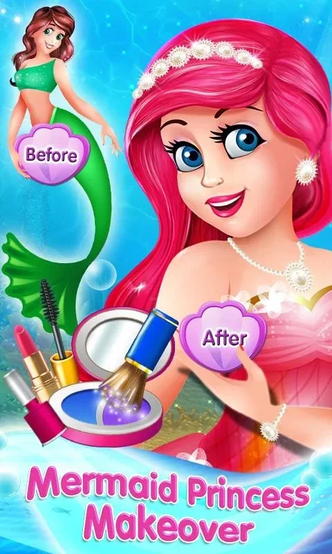 Mermaid Glam for Android - Transform Mermaid Princesses