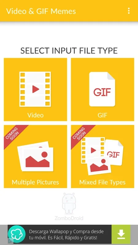 Video and GIF Memes for Android - Create and Share Gifs Easily