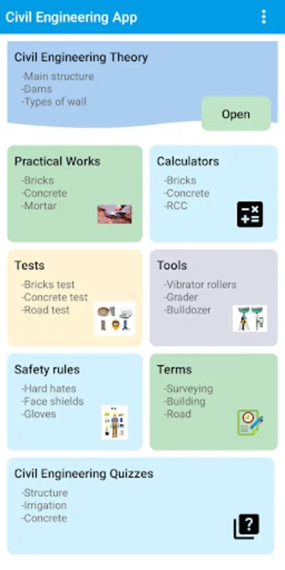 Civil Engineering Application for Android: A Valuable Tool for Engineers