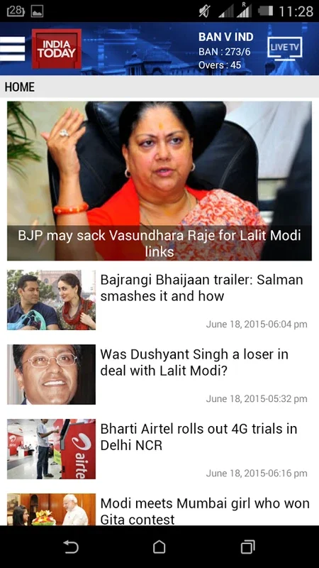 IndiaToday for Android - Stay Informed with Comprehensive News