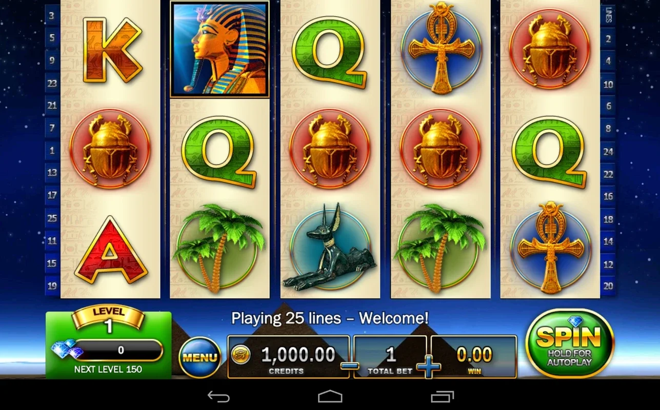 Slots - Pharaoh's Way for Android - Endless Slot Fun