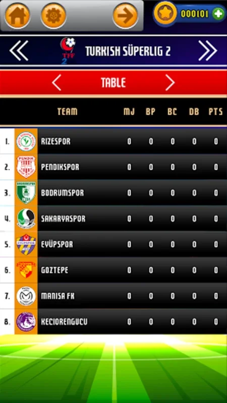 Turkish Football League on Android: Strategic Sports Simulation