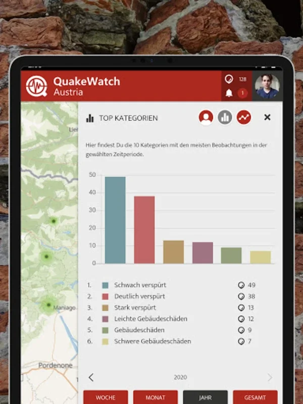 QuakeWatch Austria | SPOTTERON for Android: Record Seismic Events