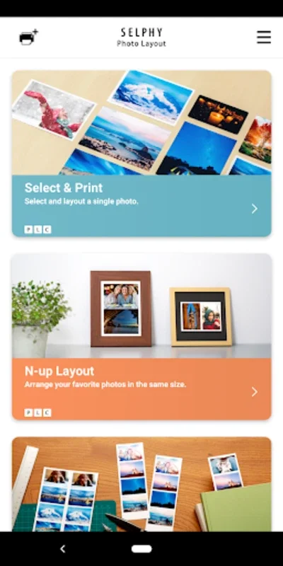 SELPHY Photo Layout for Android - Print & Personalize Photos