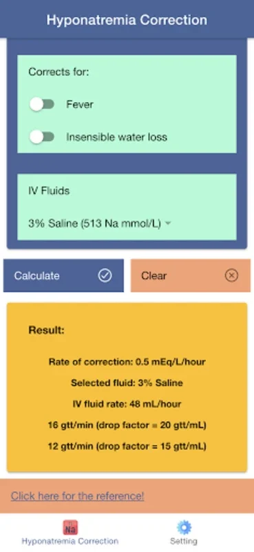 Hyponatremia Correction Rate for Android: Manage Hyponatremia