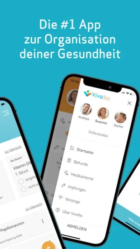 Vivellio - Impfpass, Medikamen for Android: Comprehensive Health App