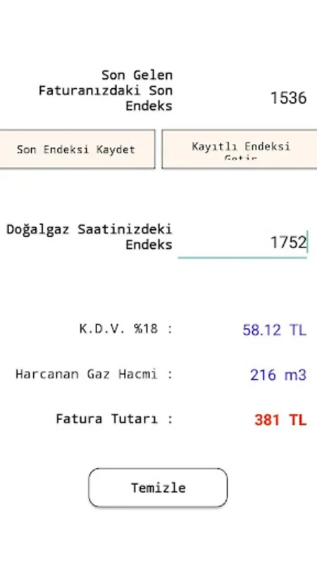 Doğalgaz Fatura for Android - Manage Energy Costs