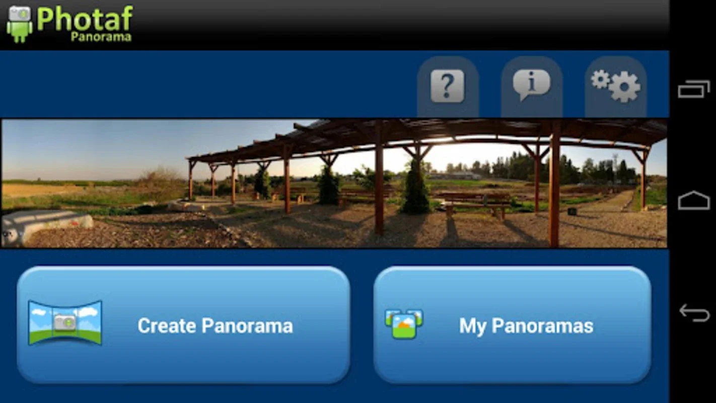 Photaf Panorama for Android: Create Stunning Panoramas