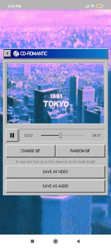 CD-ROMantic: Slowed + Reverb for Android - Create Vaporwave Music