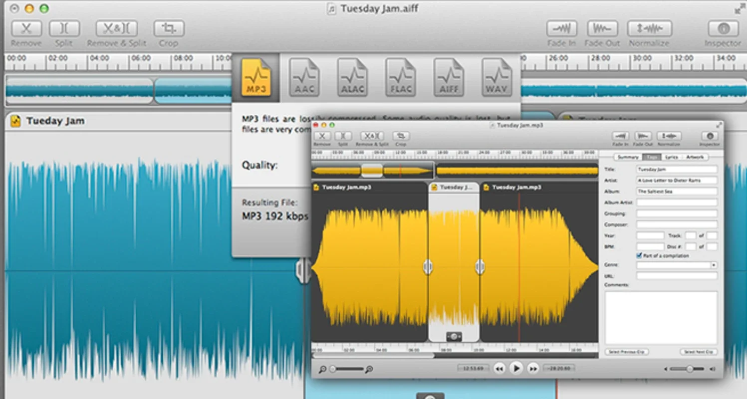 Fission for Mac - A Free Audio Editing Tool