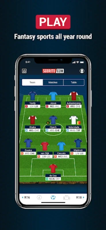 Scorito.com for Android - Premier Fantasy Sports Experience