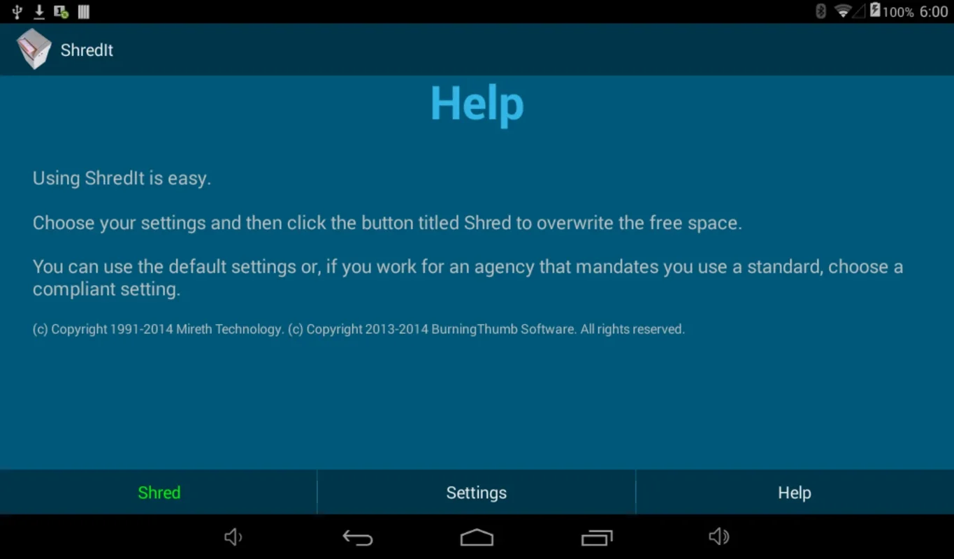 ShredIt Mobile for Android - Secure Data Erasure