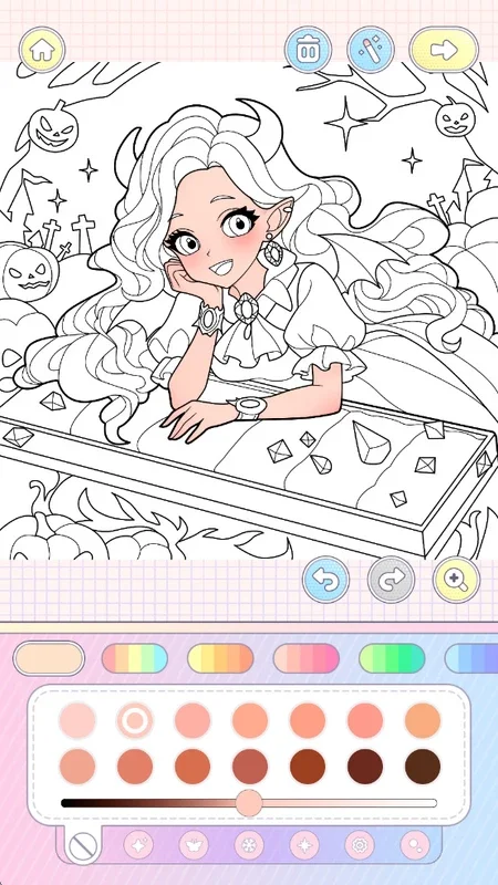 Princess Game Fantasy Coloring for Android - No Download Needed