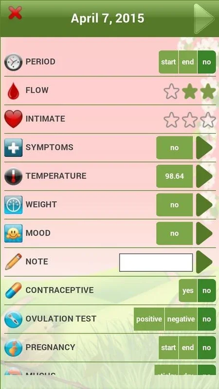 Ovulation and Period Calendar for Android - Track Your Menstrual Cycle