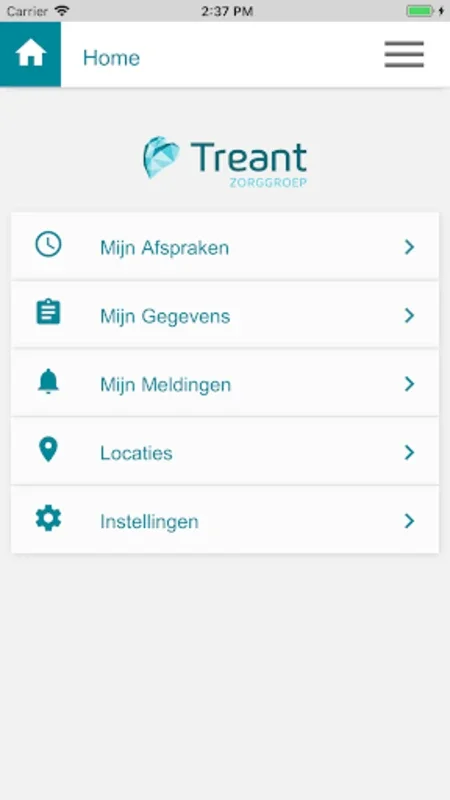 mijnTreant for Android: Access Treant Zorggroep Info Easily