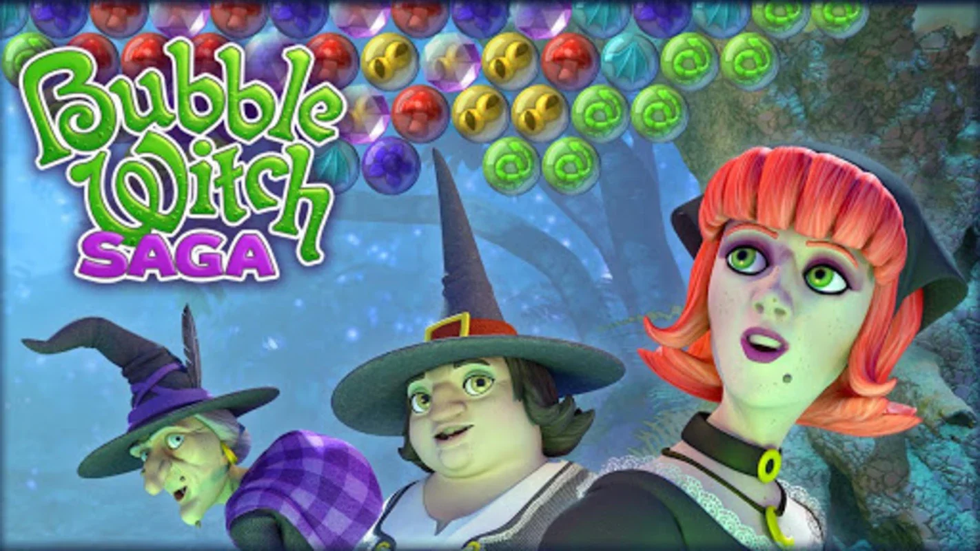 Bubble Witch Saga for Android - Play and Compete