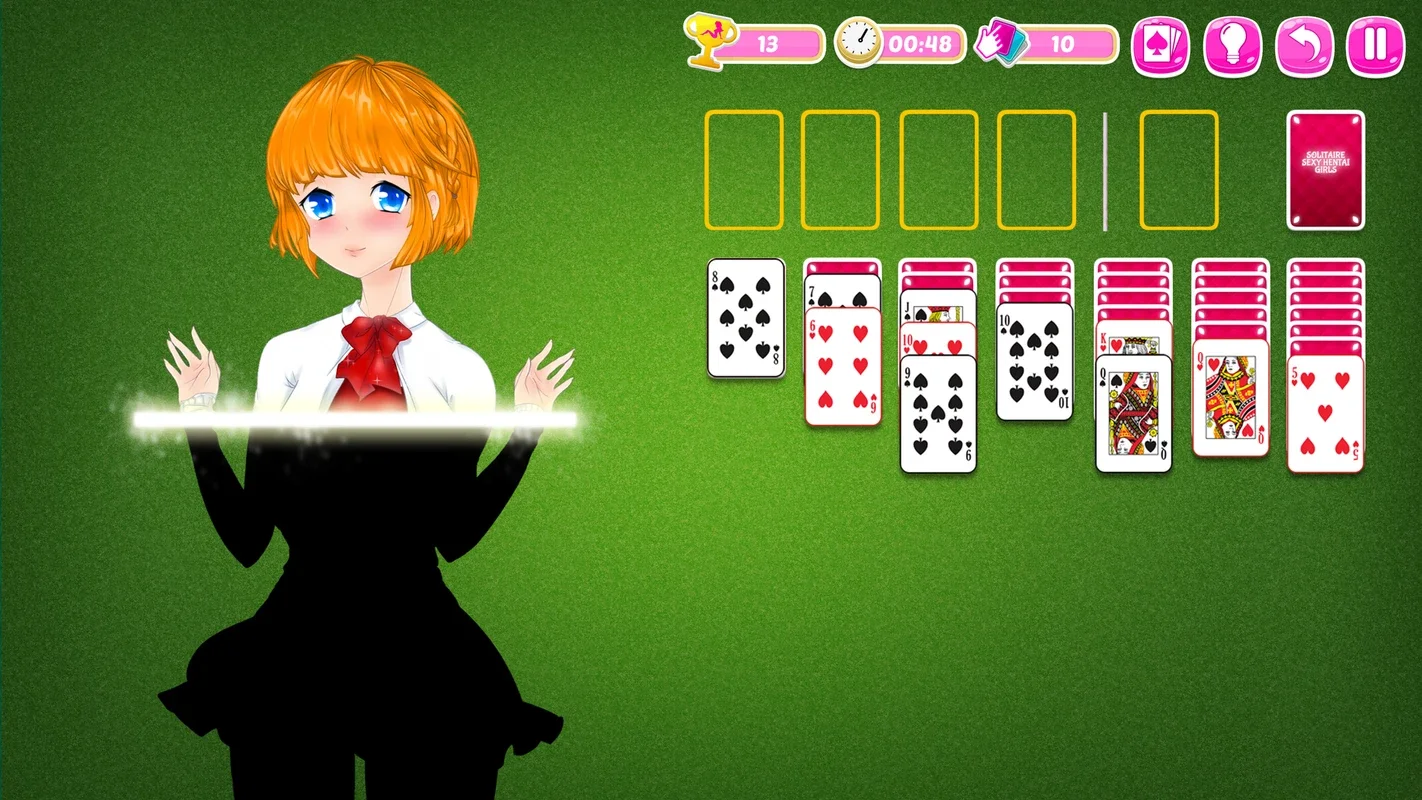 Solitaire Manga Girls for Android - Engaging Gameplay