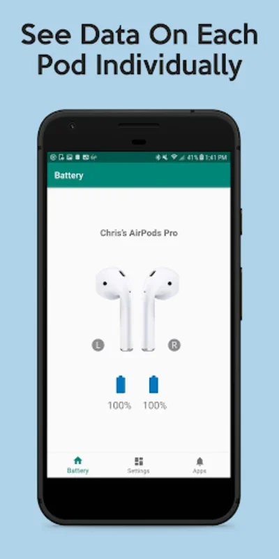 PodAir for Android - Track Apple AirPods Battery on Android