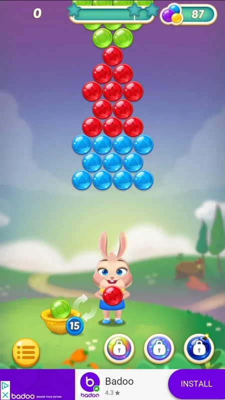 Bunny Pop 2 Beat the Wolf for Android: Challenging & Fun