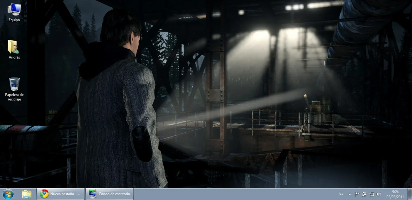 Alan Wake Theme for Windows - Enhance Your Desktop