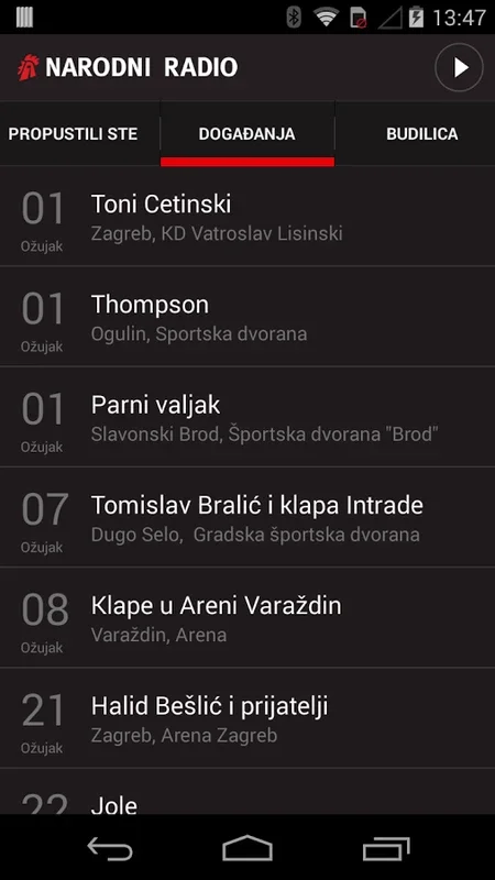 Narodni Radio for Android - Enjoy Croatian Radio