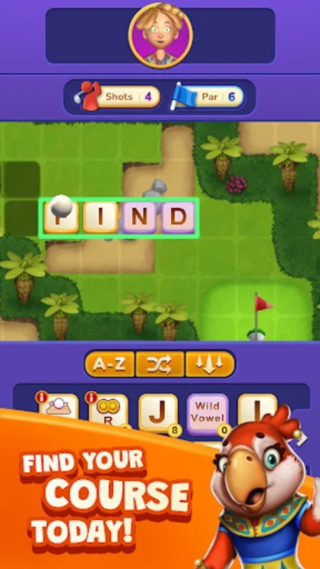 WordMeetsTee for Android - Merge Golf and Word Puzzles