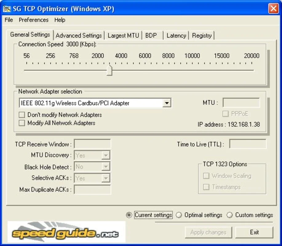 TCP Optimizer for Windows - Enhance Your Connection