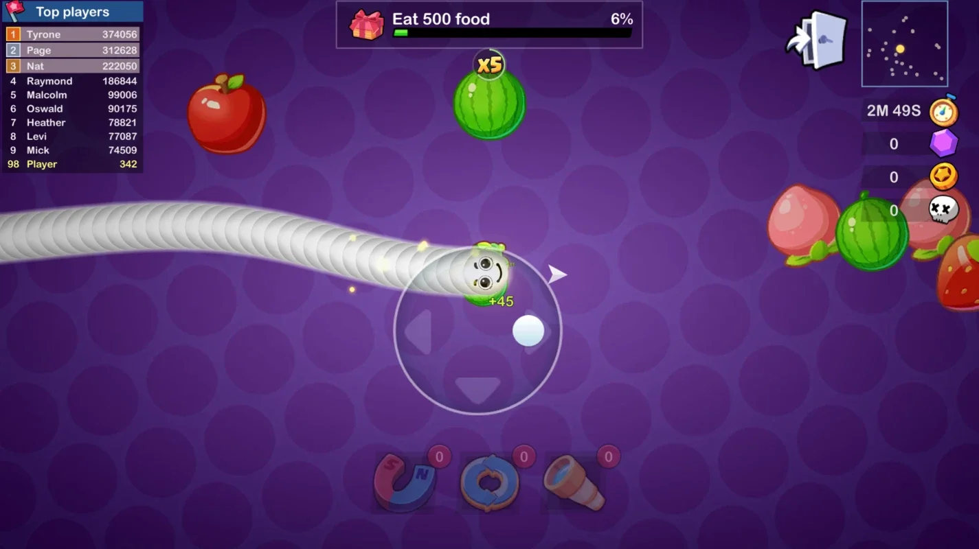 Worms Merge for Android - Grow Your Snake and Outwit Rivals