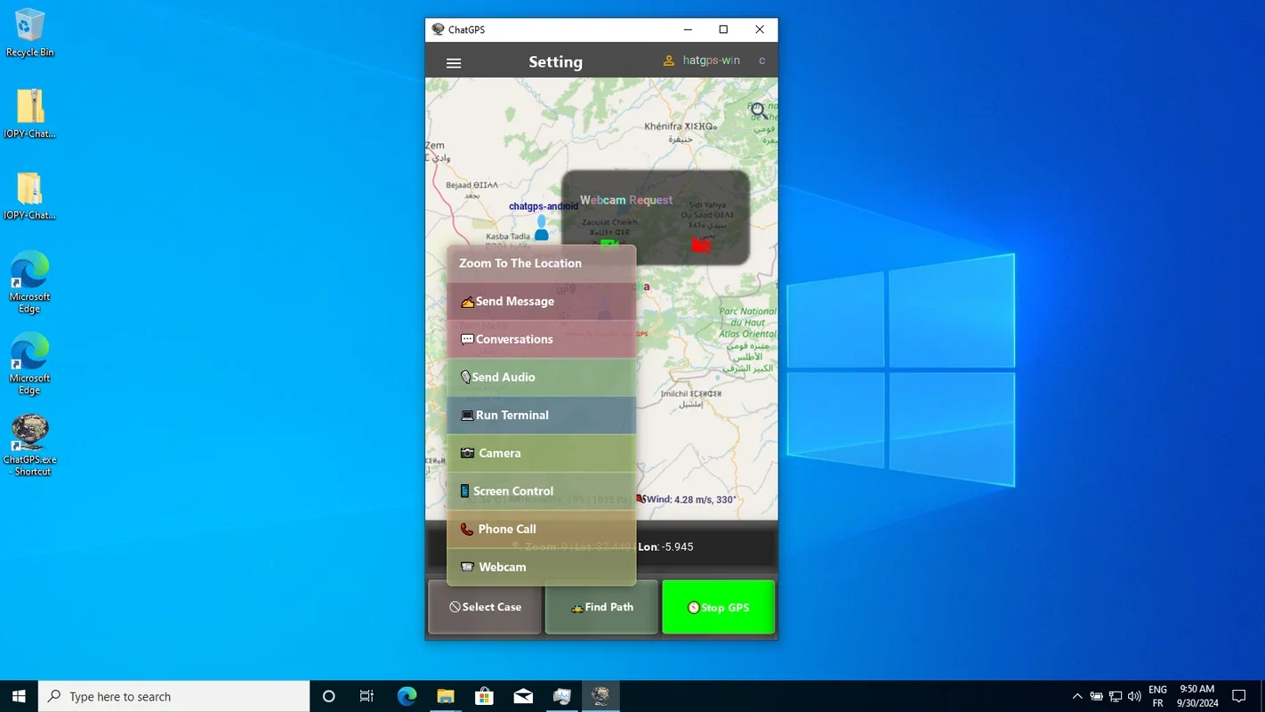 ChatGPS for Windows - Simplify Messaging with Maps