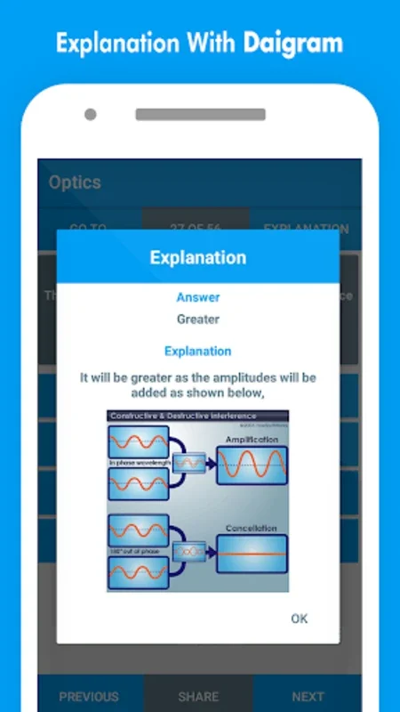 Physics MCQs with Answer and E for Android - Comprehensive Prep