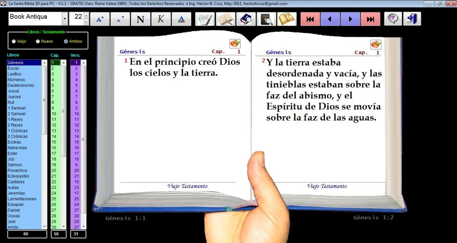 La Santa Biblia En 3D for Windows - Immersive Bible Experience