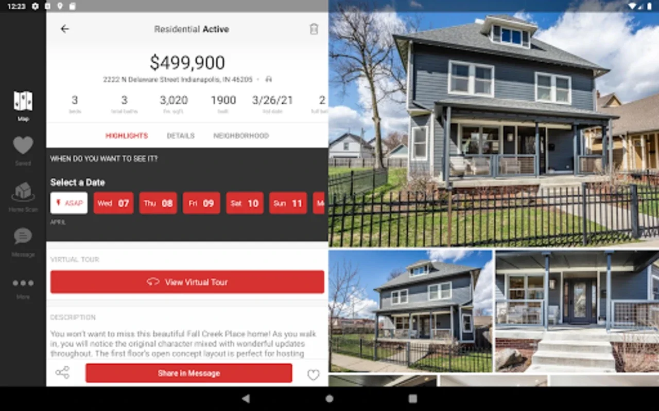 Carpenter Realtors for Android - Simplifying Indiana Real Estate Search