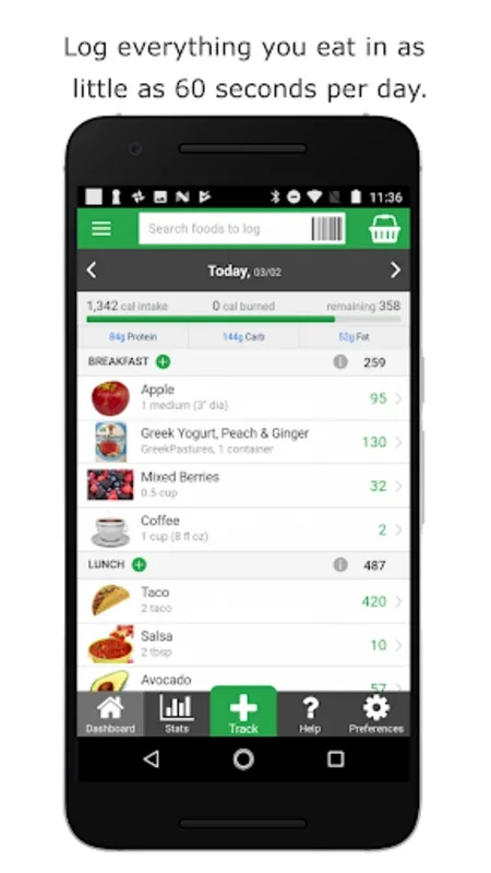 Track - Calorie Counter for Android: Simplify Diet and Exercise Tracking