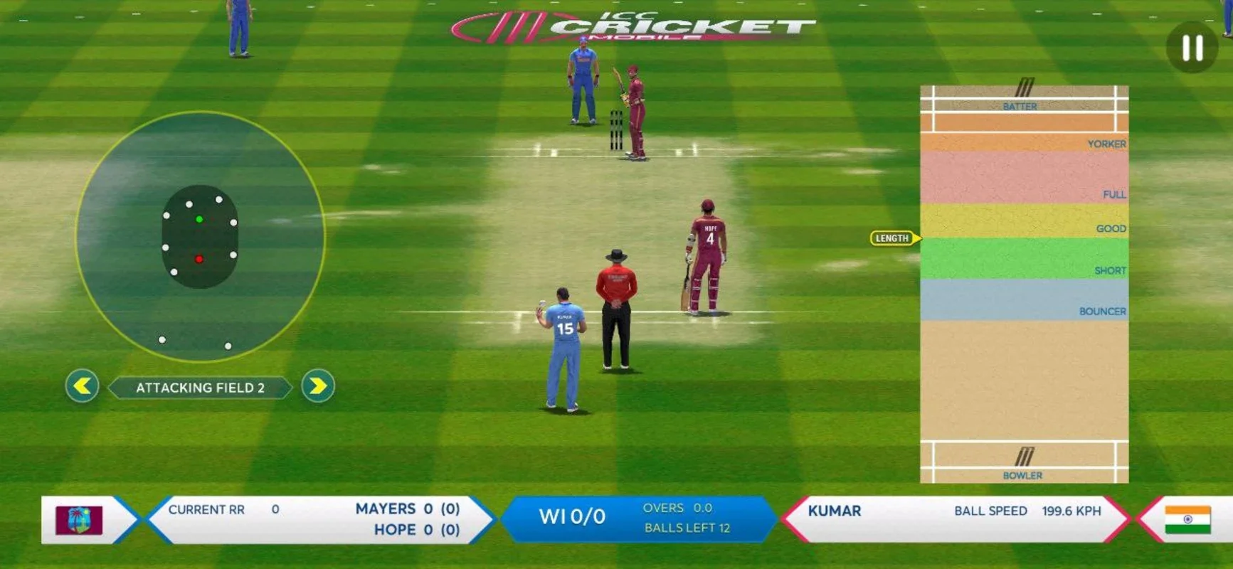 ICC Cricket Mobile for Android - Enjoy Cricket Matches